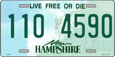 NH license plate 1104590