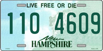 NH license plate 1104609