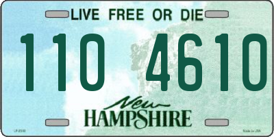 NH license plate 1104610