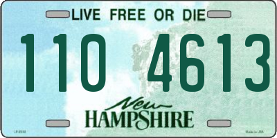 NH license plate 1104613