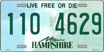 NH license plate 1104629