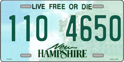 NH license plate 1104650