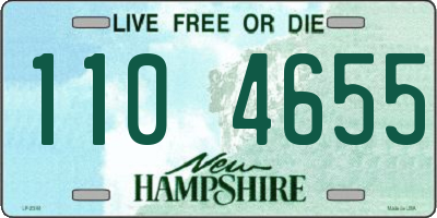 NH license plate 1104655