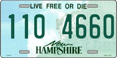NH license plate 1104660