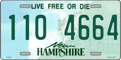 NH license plate 1104664
