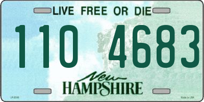 NH license plate 1104683