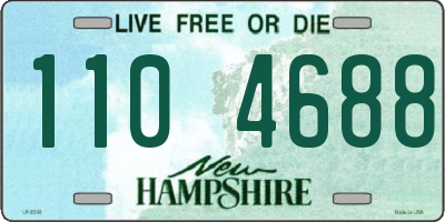 NH license plate 1104688
