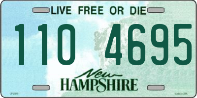 NH license plate 1104695