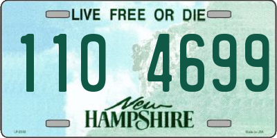 NH license plate 1104699
