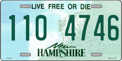 NH license plate 1104746