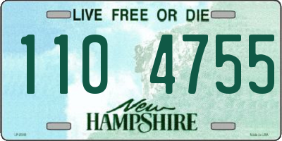 NH license plate 1104755