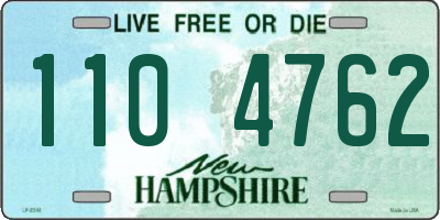NH license plate 1104762