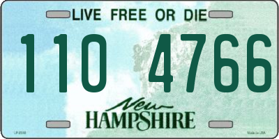 NH license plate 1104766