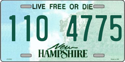 NH license plate 1104775