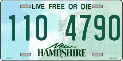 NH license plate 1104790
