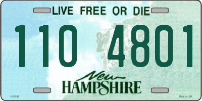 NH license plate 1104801