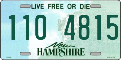 NH license plate 1104815