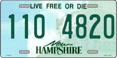 NH license plate 1104820