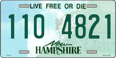 NH license plate 1104821