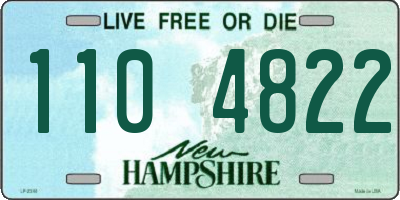 NH license plate 1104822