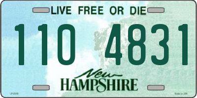 NH license plate 1104831