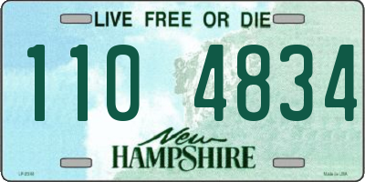 NH license plate 1104834
