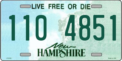 NH license plate 1104851