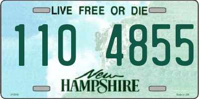 NH license plate 1104855