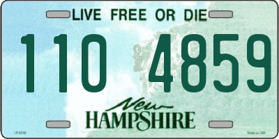 NH license plate 1104859