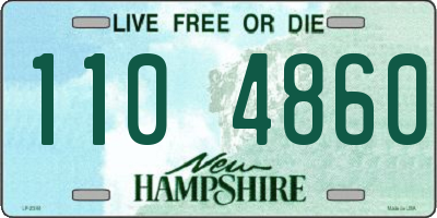 NH license plate 1104860
