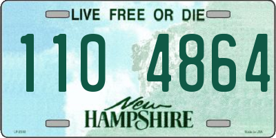 NH license plate 1104864
