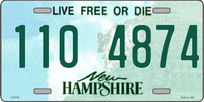 NH license plate 1104874