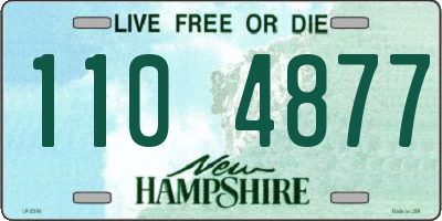 NH license plate 1104877