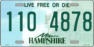 NH license plate 1104878