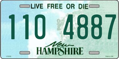 NH license plate 1104887