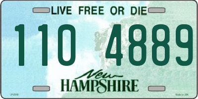 NH license plate 1104889