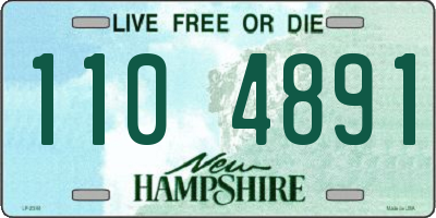 NH license plate 1104891