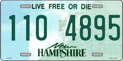NH license plate 1104895