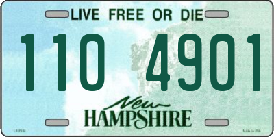 NH license plate 1104901