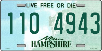 NH license plate 1104943