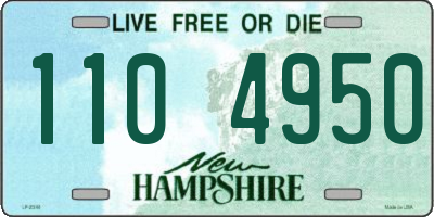 NH license plate 1104950