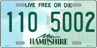 NH license plate 1105002