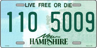 NH license plate 1105009
