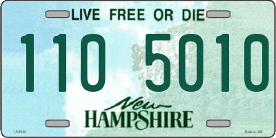 NH license plate 1105010