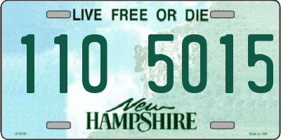 NH license plate 1105015
