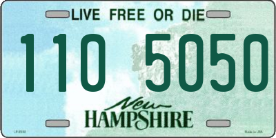NH license plate 1105050