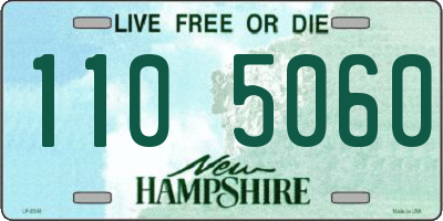 NH license plate 1105060