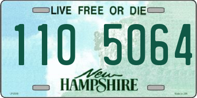 NH license plate 1105064