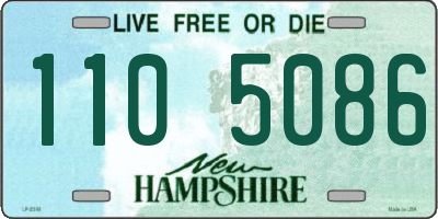 NH license plate 1105086