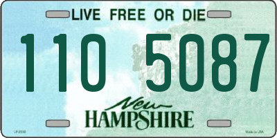 NH license plate 1105087
